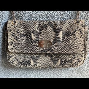 Michael Kors snakeskin pattern crossbody/ shoulder